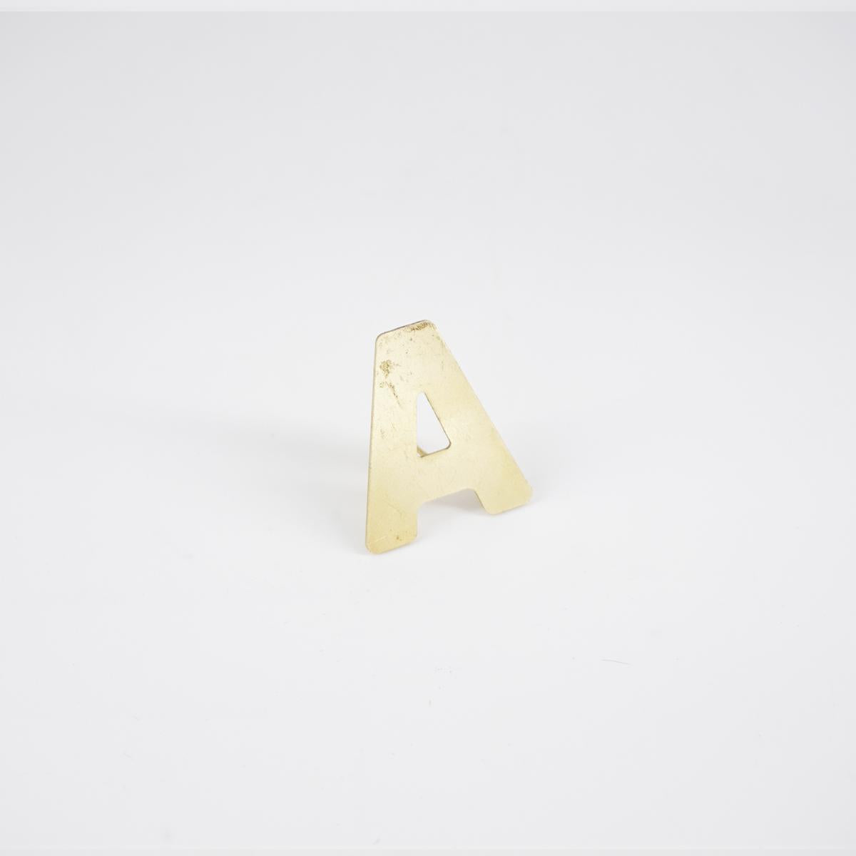 Decorative nail letter A