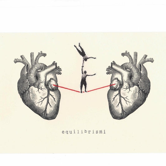 Babel STAMPA EQUILIBRISMI CUORE CUORE2 UOMINI NATURALE