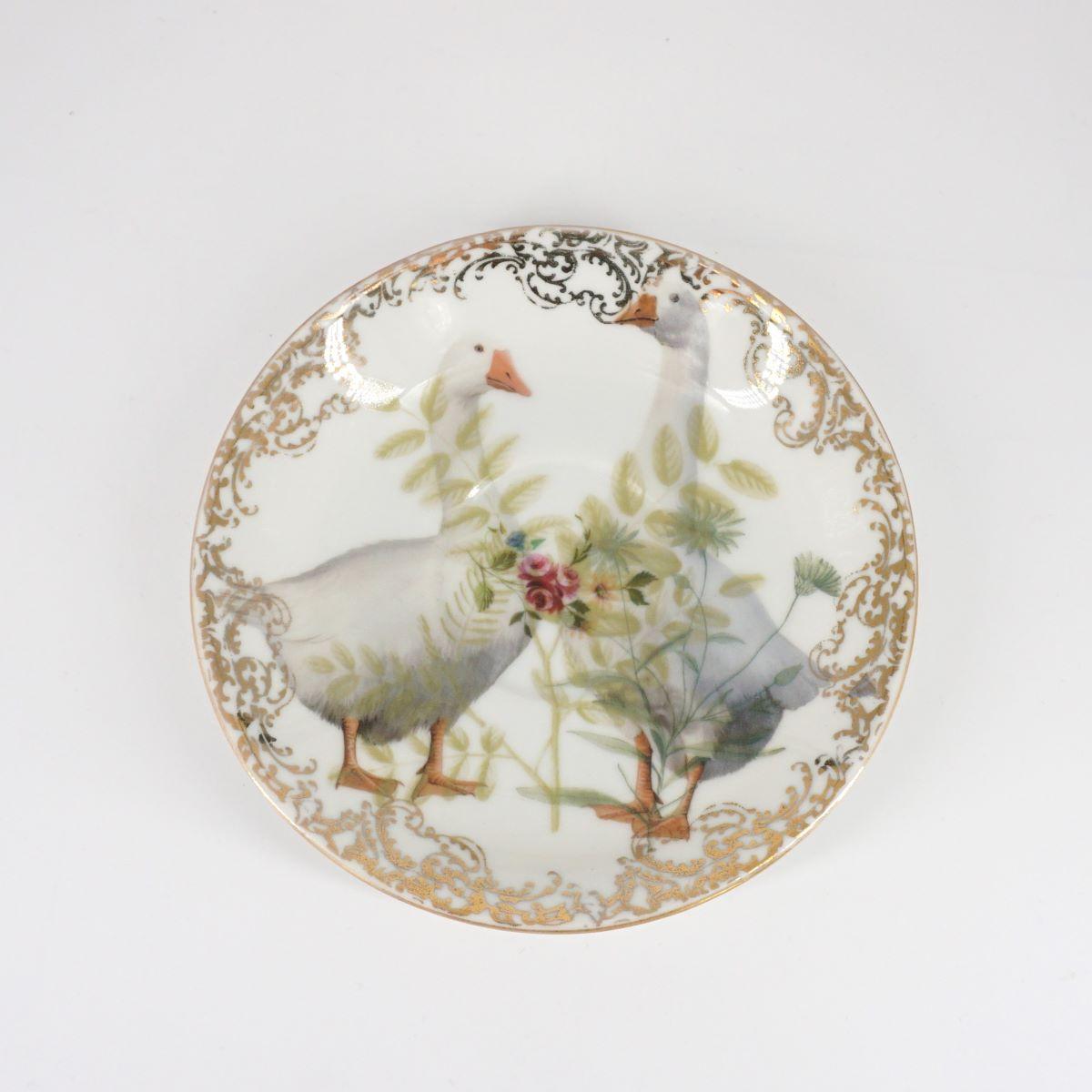 GEESE tea plate