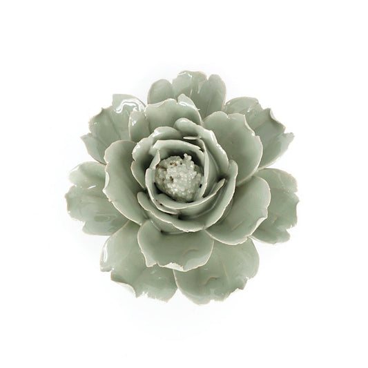 FIORE in CERAMICA ROSA VERDE ACQUA FIORE CERAMICA ROSA VERDE ACQUA CHIVE 