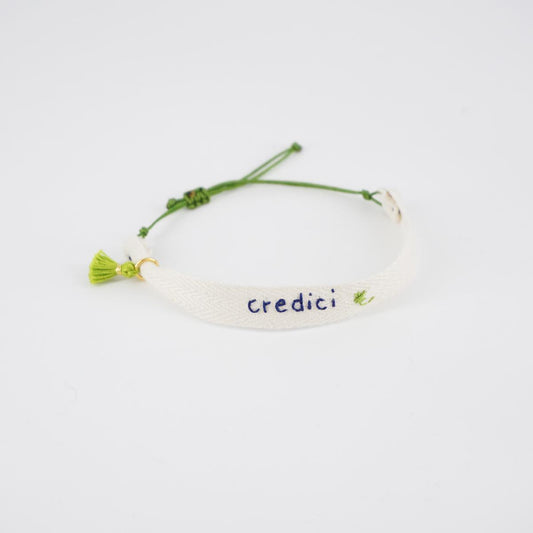 Tassel bracelet BELIEVE