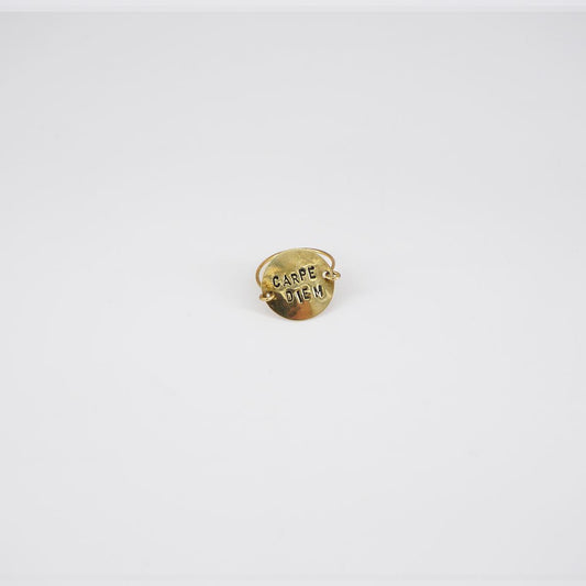 Loti ANELLO PLACCA CARPE DIEM