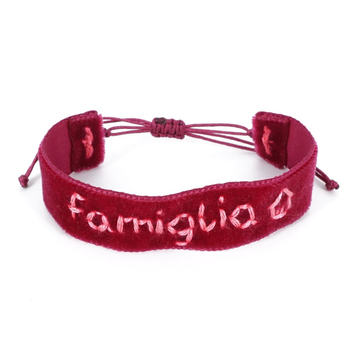 Bracciale in velluto FAMIGLIA BRACCIALE VELLUTO FAMIGLIA NOMADEA 