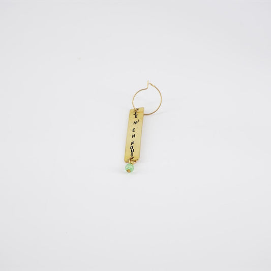 Orecchino JE M'EN FOUS