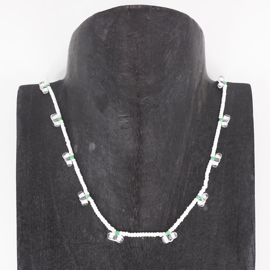 COLLANA PERLINE CILIEGIE bianco