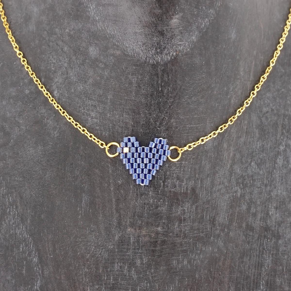 Collana telaio CUORE BLUE JEANS COLLANA TELAIO CUORE BLU JEANS SOPHIE GIOIELLI 