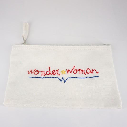 Piattina ricamata WONDERWOMAN