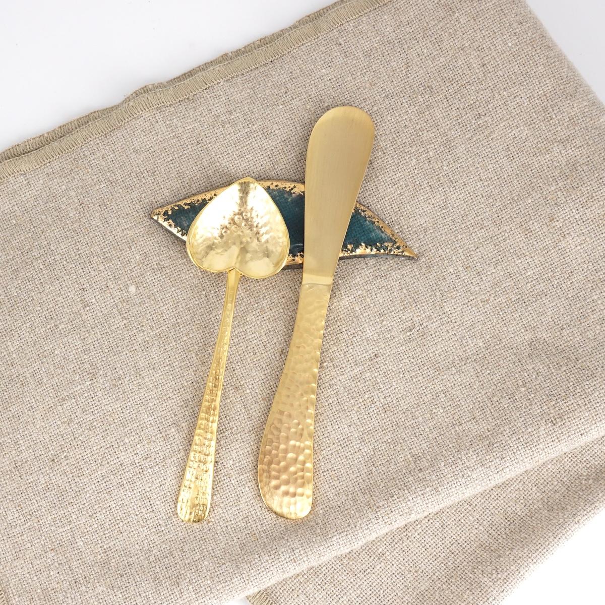 Poggiaposate FOGLIOLINA ottanio