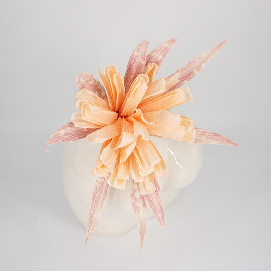 Fiore di carta PESCA E ROSA ANTICO