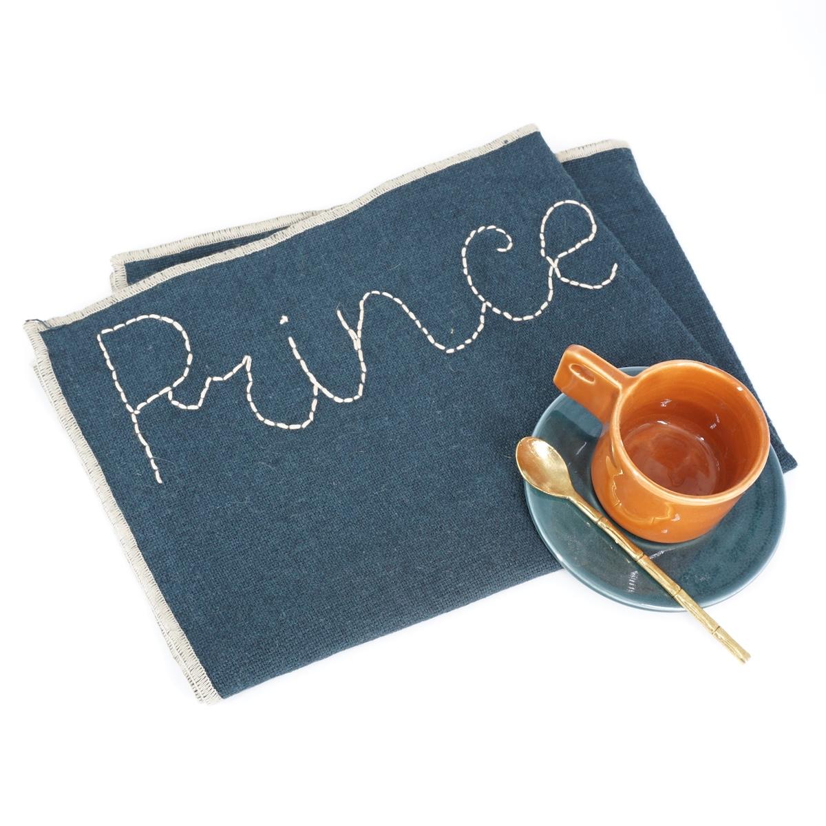 Tovaglietta ricamata PRINCE c bleu RICAMO PRINCE C BLEU TERESA 
