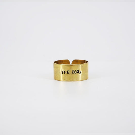 small the boss napkin ring