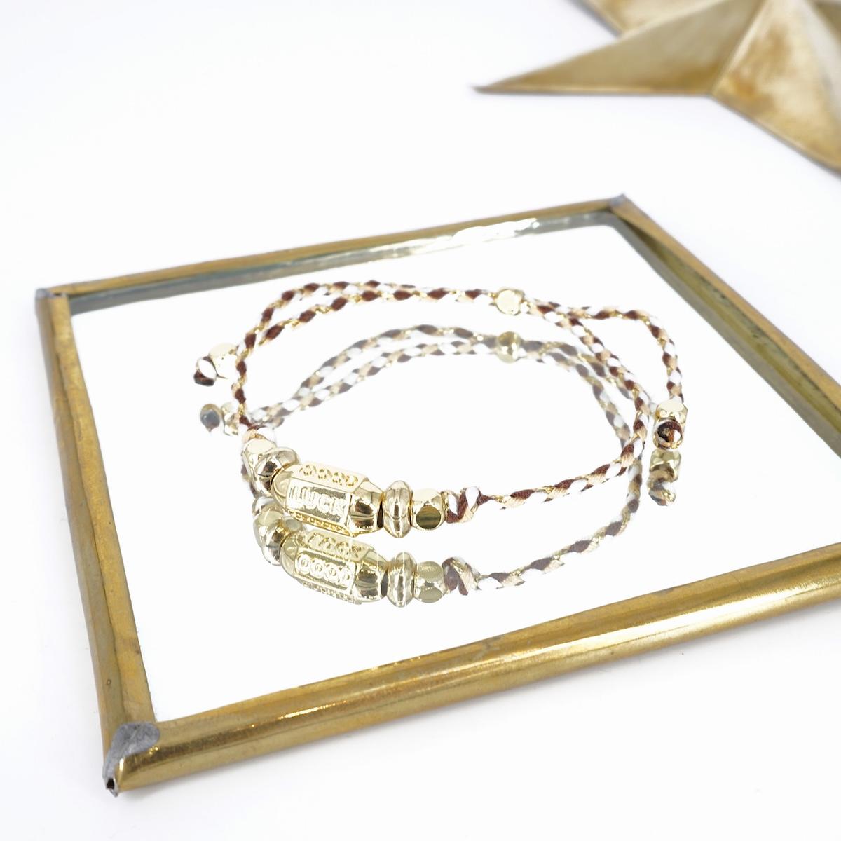 BRACCIALE CORDINO SCRIGNO MINI GOOD LUCK BRACCIALE CORDINO SCRIGNO MINI GOOD LUCK SOPHIE GIOIELLI 