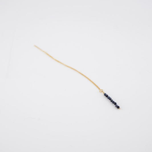Single earring LINEA grey