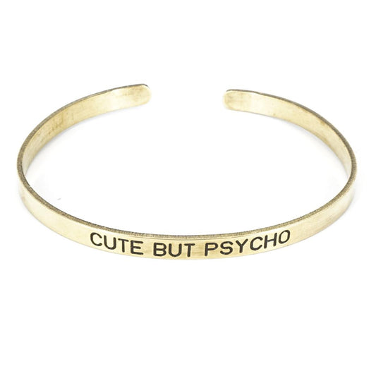 Bracciale fascia super sottile CUTE BUT PSYCHO BRACCIALE SUPER SOTTILE CUTE BUT PSYCHO BERC SOPHIE 
