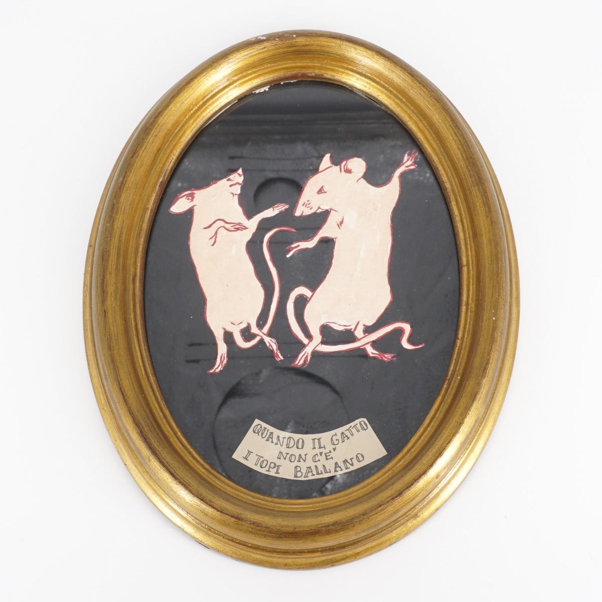 Quadretto QUANDO IL GATTO NON C'E' S