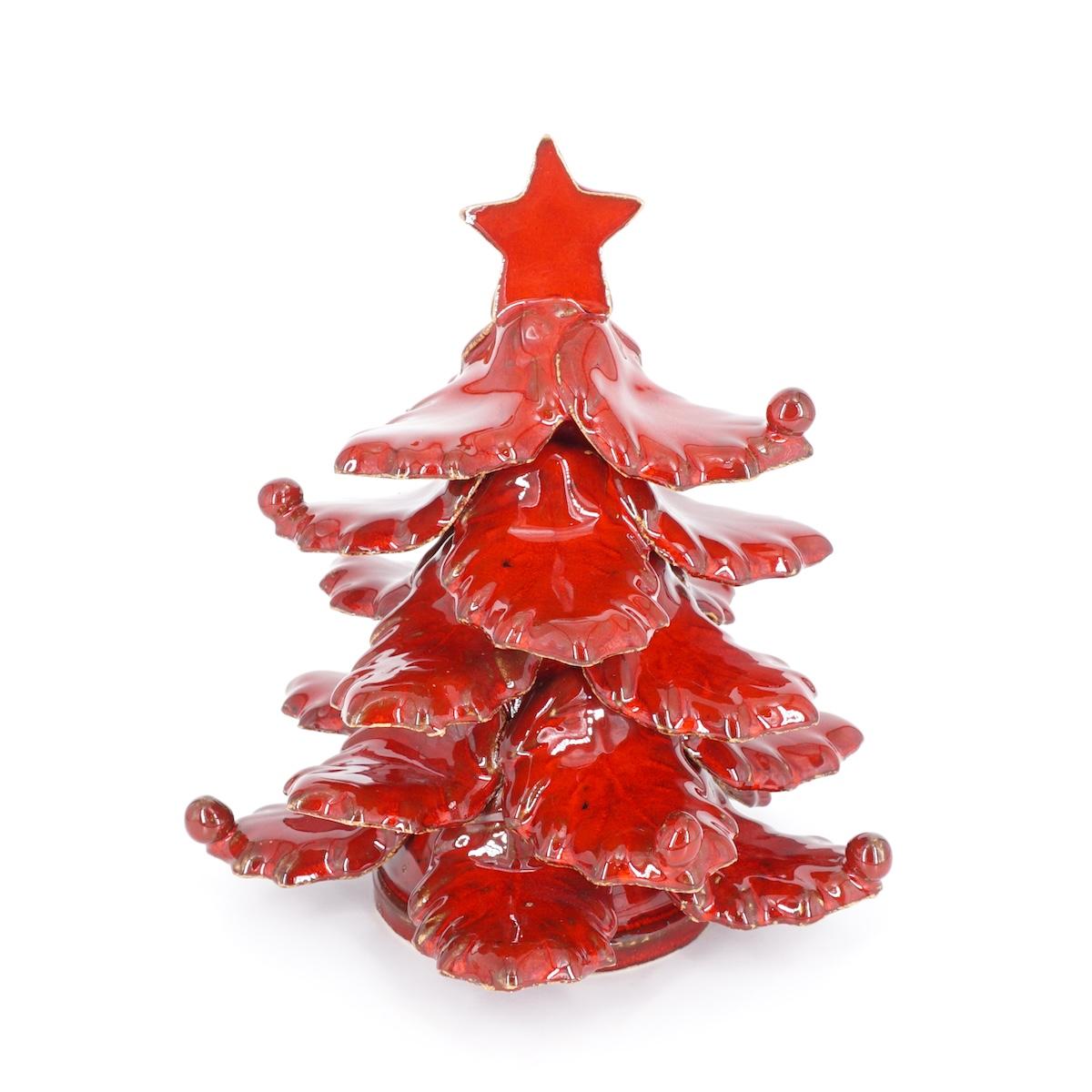 Albero di Natale ROSSO large ALBERO ROSSO MEDIUM  FRATANTONI 