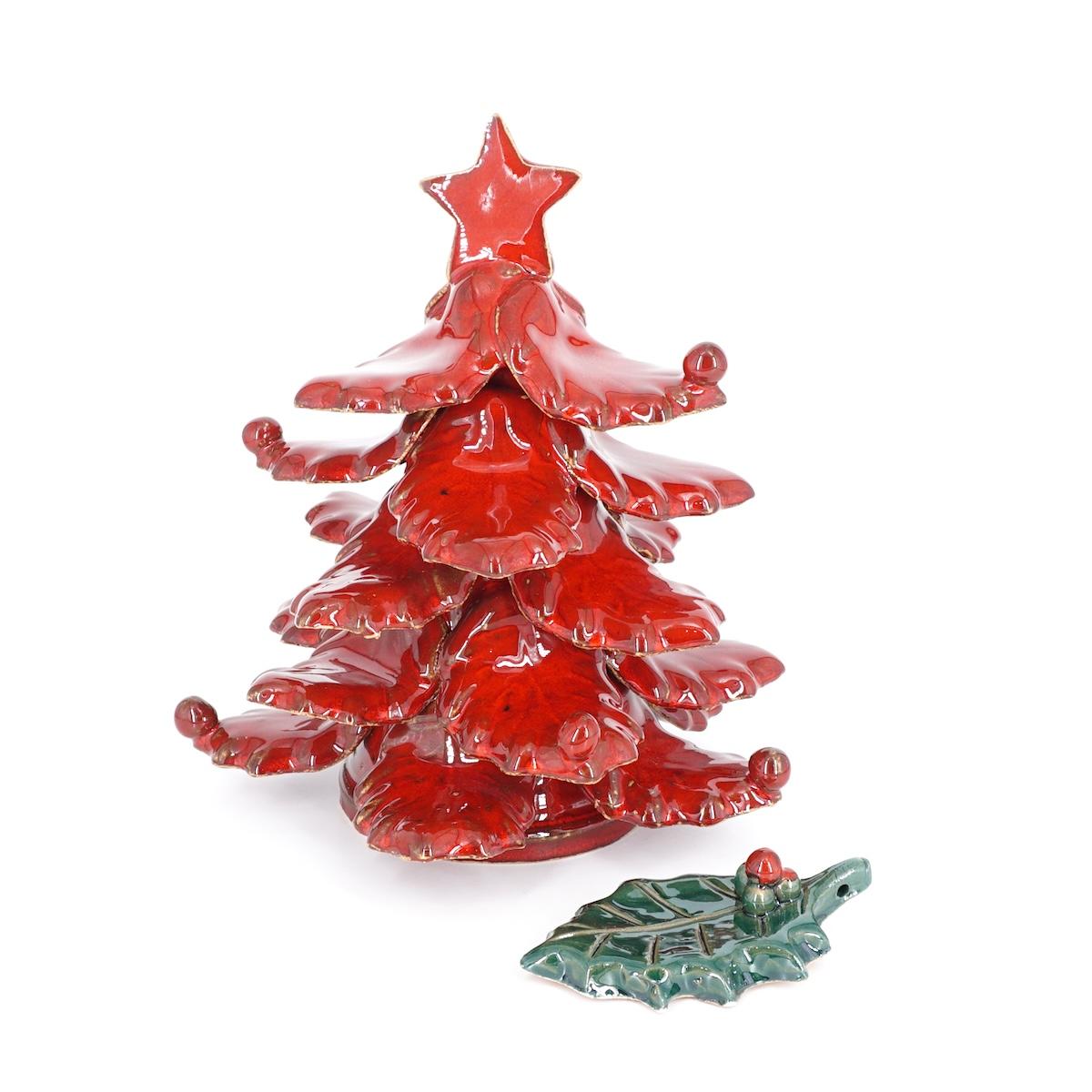 Albero di Natale ROSSO large ALBERO ROSSO MEDIUM  FRATANTONI 