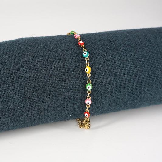 BRACCIALE OCCHIETTI SMALL MULTICOLOR
