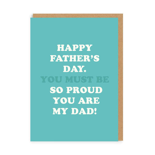 Biglietto HAPPY FATHER'S DAY HAPPY FATHERS DAY  OHHDEER 
