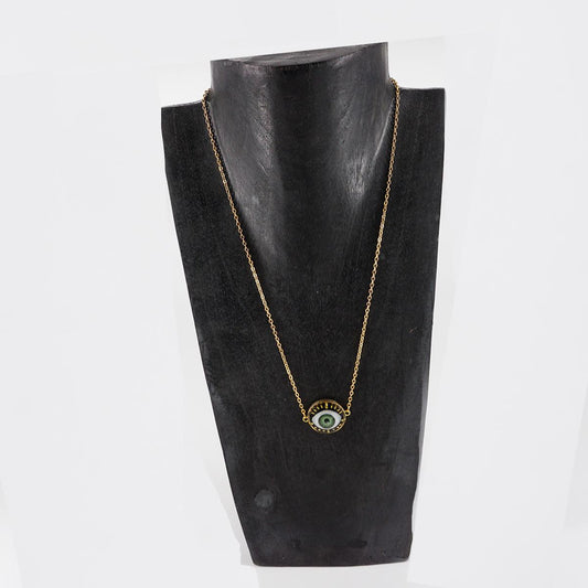 Green Eye Necklace