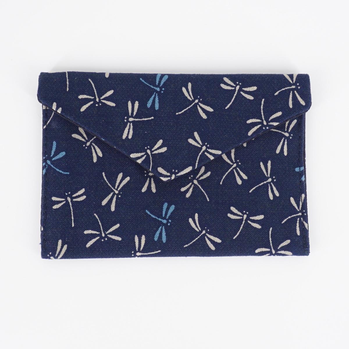 Portacarte LIBELLULE BLU SCURO