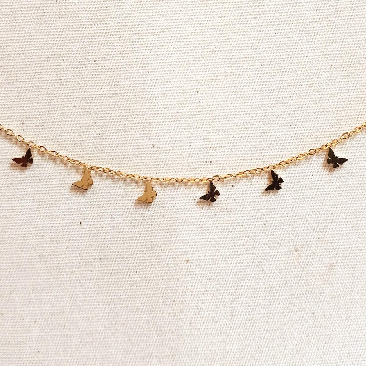 Collana dorata FARFALLINE