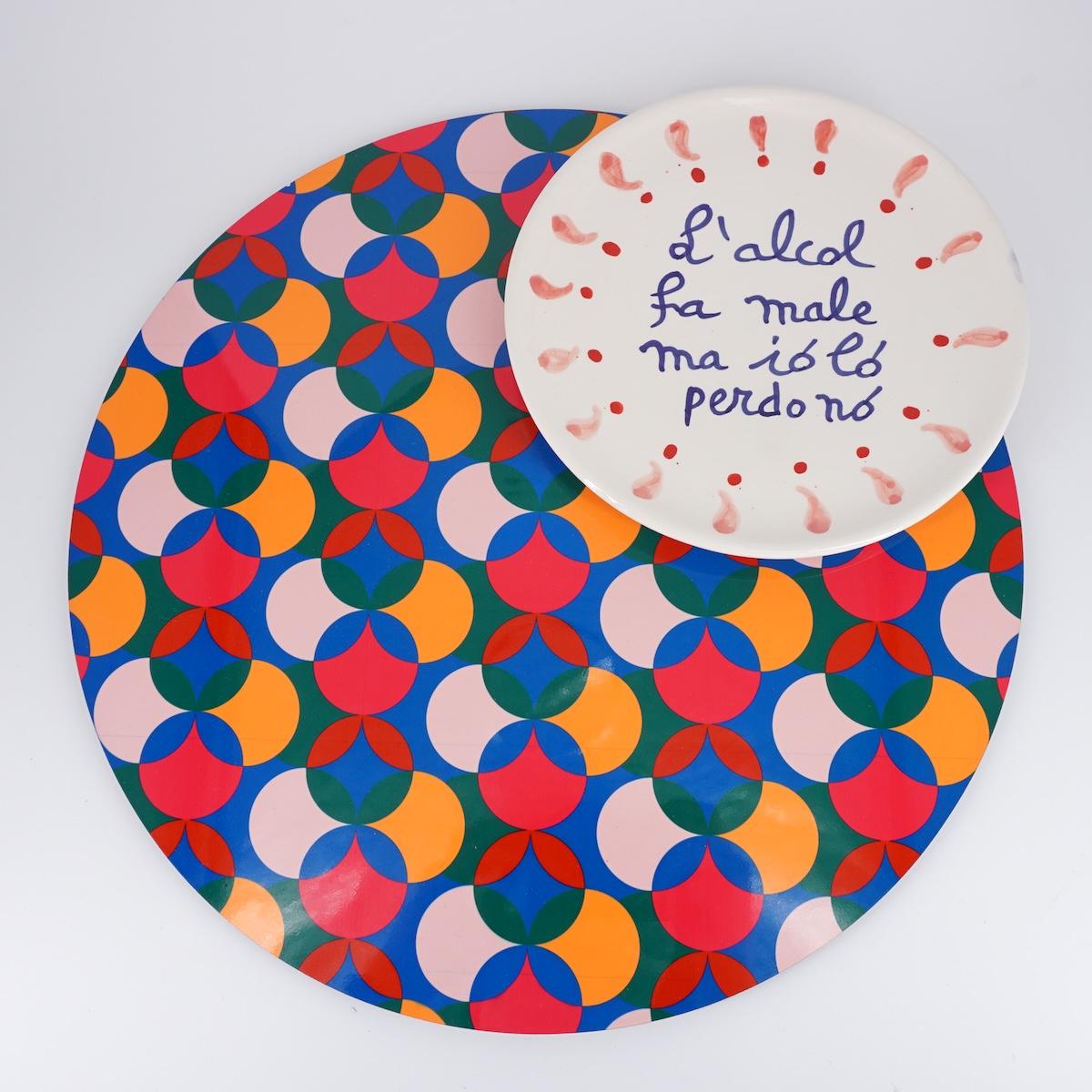 SOTTOPIATTO TONDO GEOMETRICO