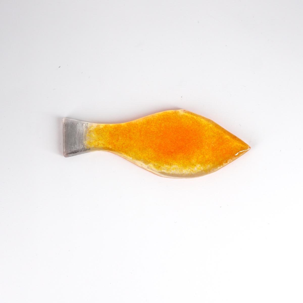 Poggiaposate PESCIOLINO giallo zafferano