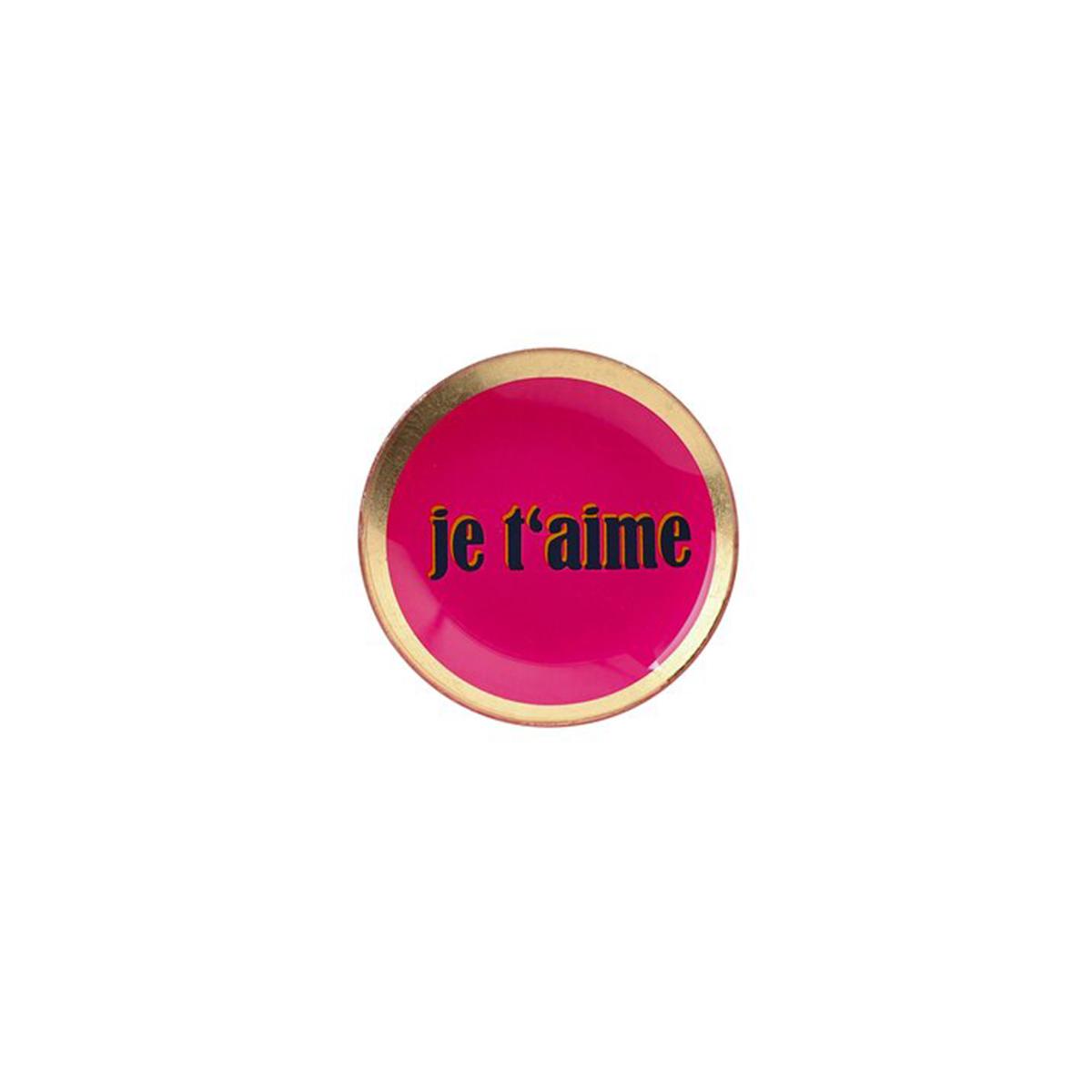 Piattino tondo Je t'aime PIATTINO TONDO JE TAIME GIFT COMPANY 
