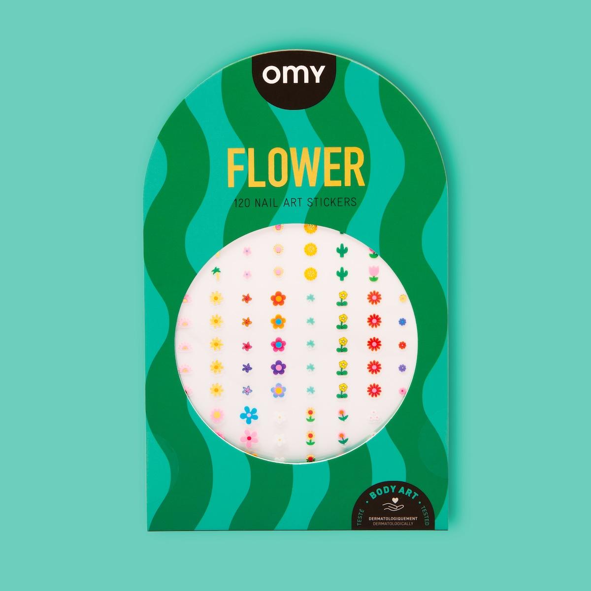 STICKERS PER UNGHIE FLOWER STICKERS PER UNGHIE FLOWER OMY 