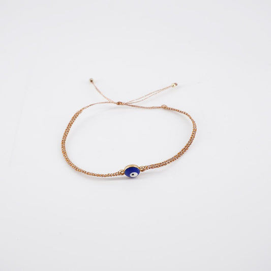 ROSE GOLD THREAD EYE BRACELET