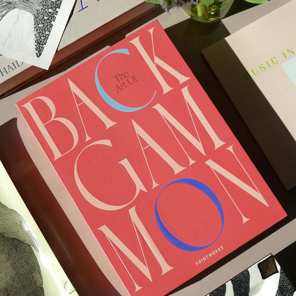 Gioco da Tavolo BACKGAMMON BACKGAMMON ROSSO PRINTWORKS 