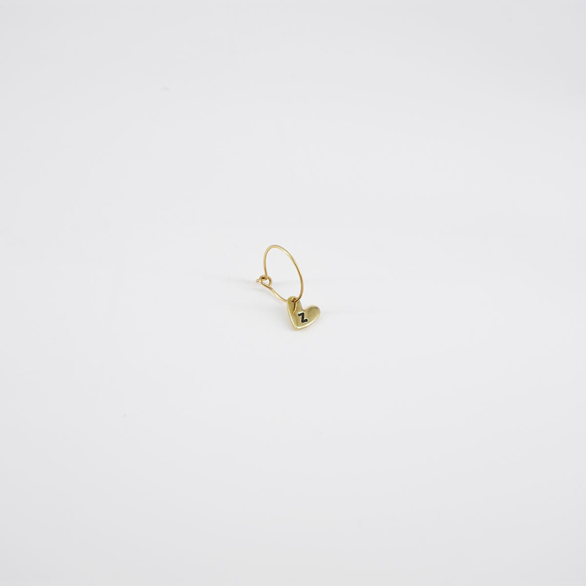 Orecchino cuore Z