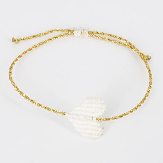 Bracciale CUORE bianco BRACCIALE CUORE BIANCO NOMADEA 