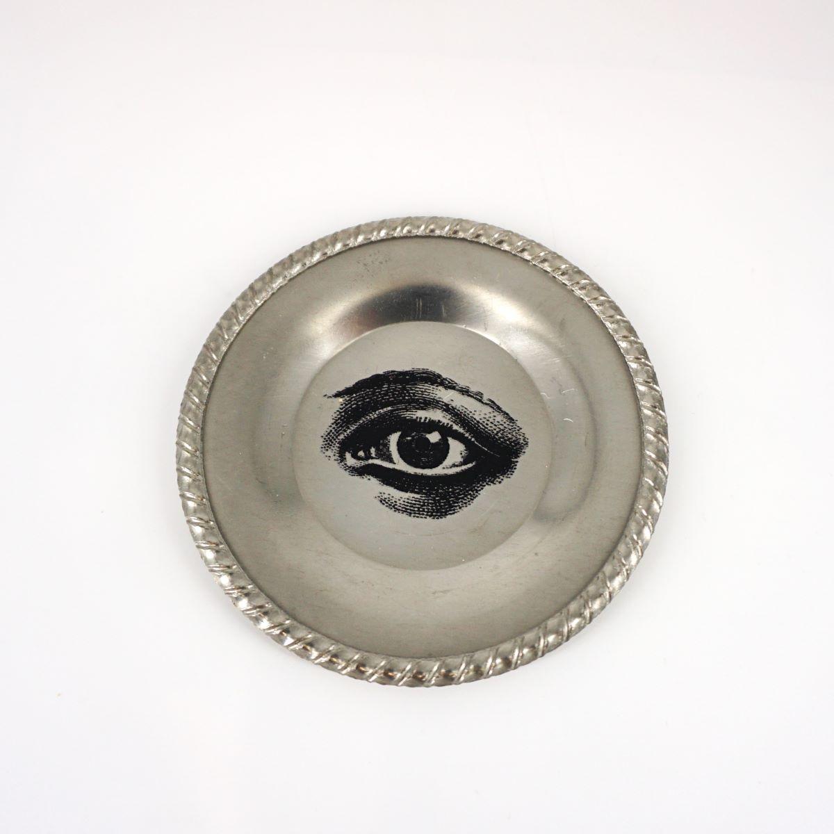 Piattino vintage OCCHIO TONDO TORCHON SATINATO