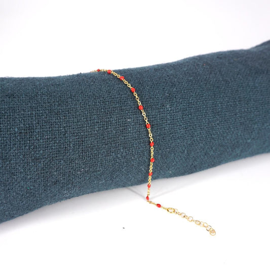 SOPHIE GIOIELLI BRACCIALE SMALTINIROSSO