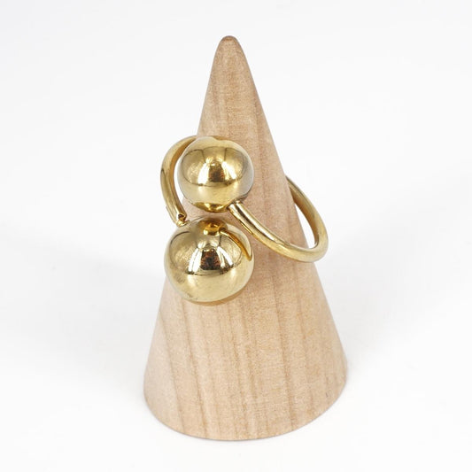 Anello SPIRALE PALLINE