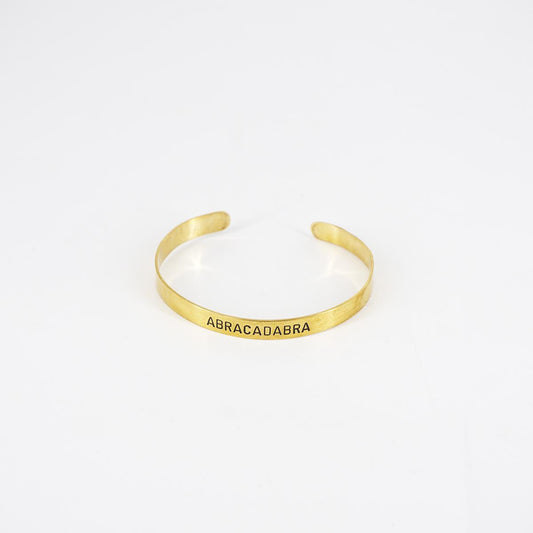 Bracciale fascia sottile ABRACADABRA
