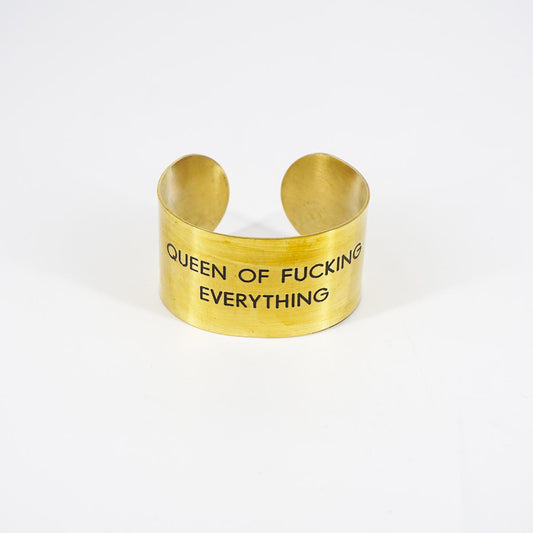 Bracciale fascia alta QUEEN OF FUCKING EVERYTHING