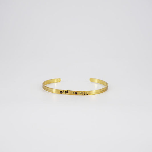 thin bracelet made in hell