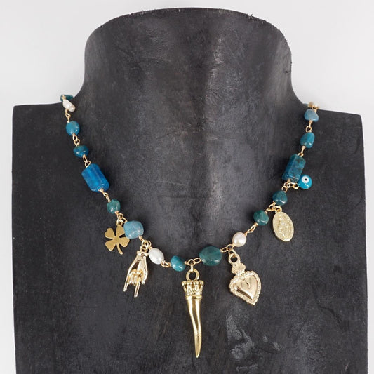 ROSARIO PIETRE E LUCKY TURCHESE