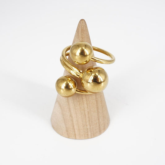 Anello TRE PALLINE BIG