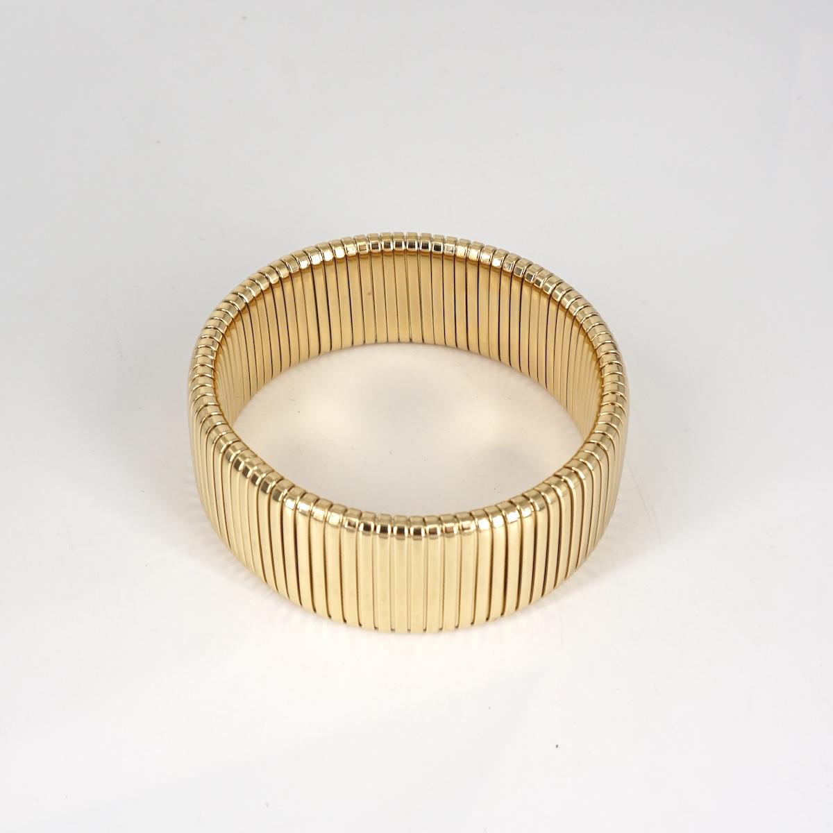 BRACCIALE TUBO GAS PIATTO BRACCIALE TUBO GAS SPESSO PIATTO SOPHIE GIOIELLI 