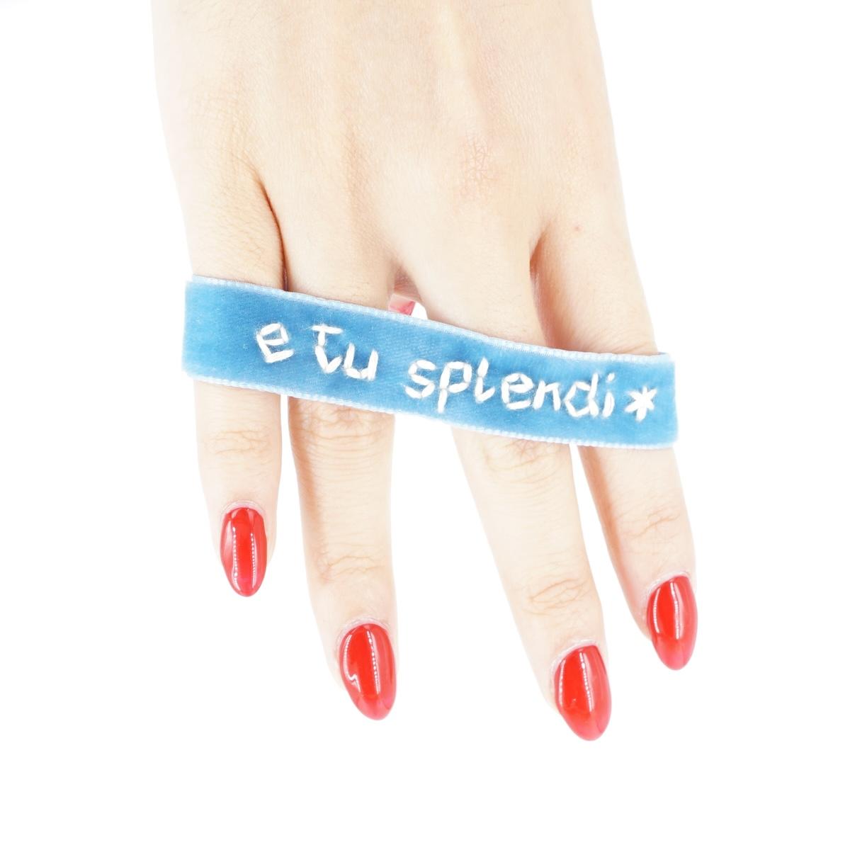 Bracciale in velluto E TU SPLENDI BRACCIALE VELLUTO E TU SPLENDI NOMADEA 
