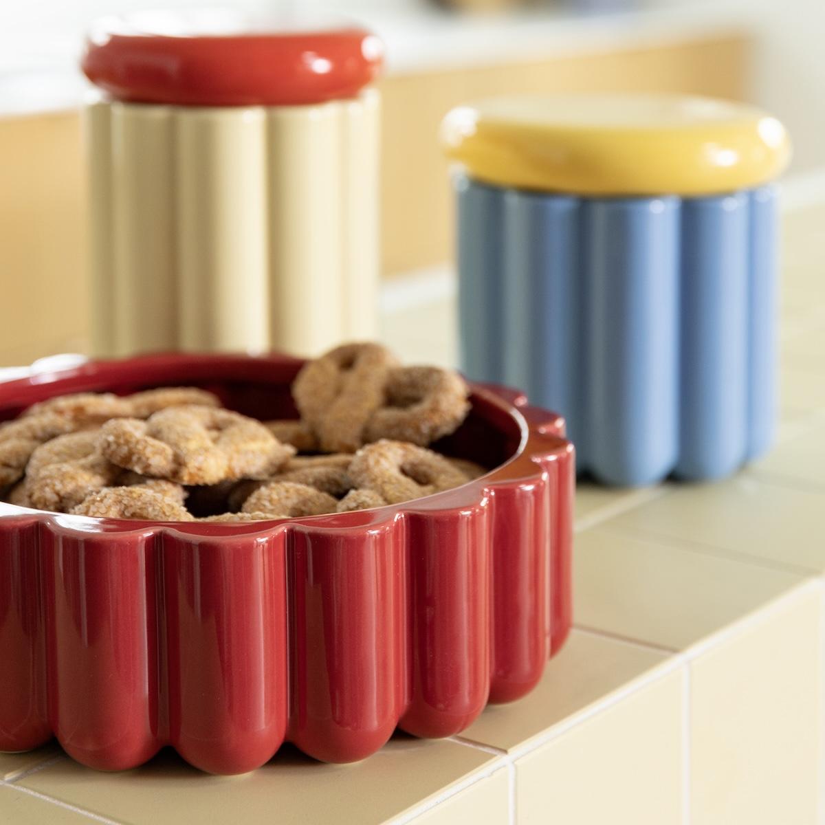 Barattolo CHARLOTTE MEDIUM AZZURRO BARATTOLO CHARLOTTE MEDIUM AZZURRO KLEVERING 