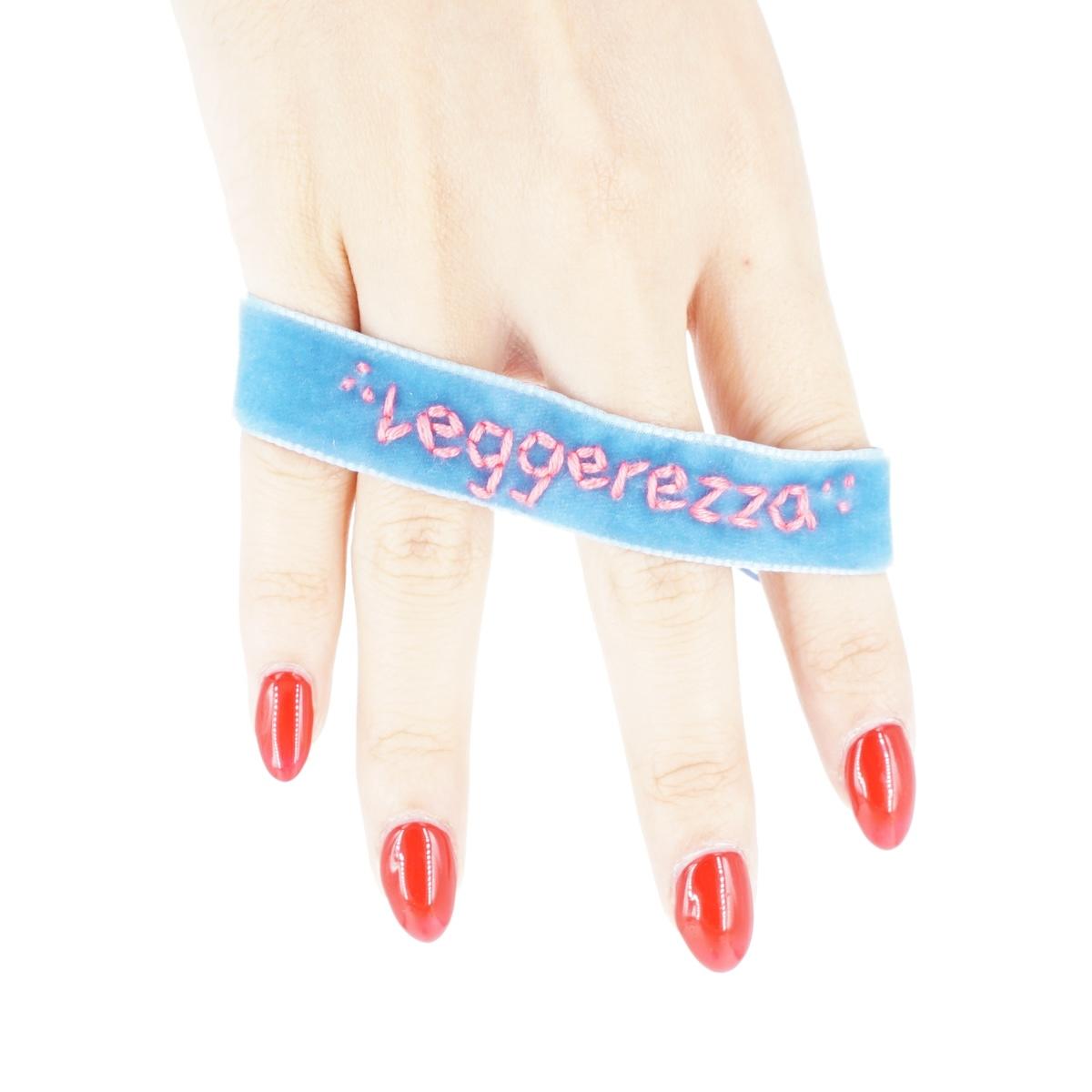 Bracciale in velluto LEGGEREZZA BRACCIALE VELLUTO LEGGEREZZA NOMADEA 