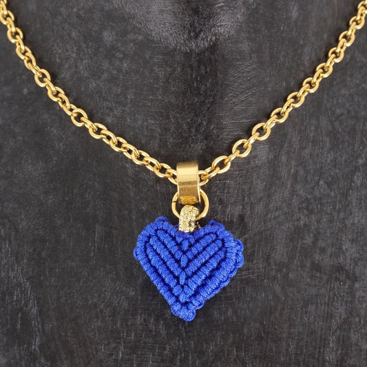 NOMADEA COLLANA CUORE3D BLU