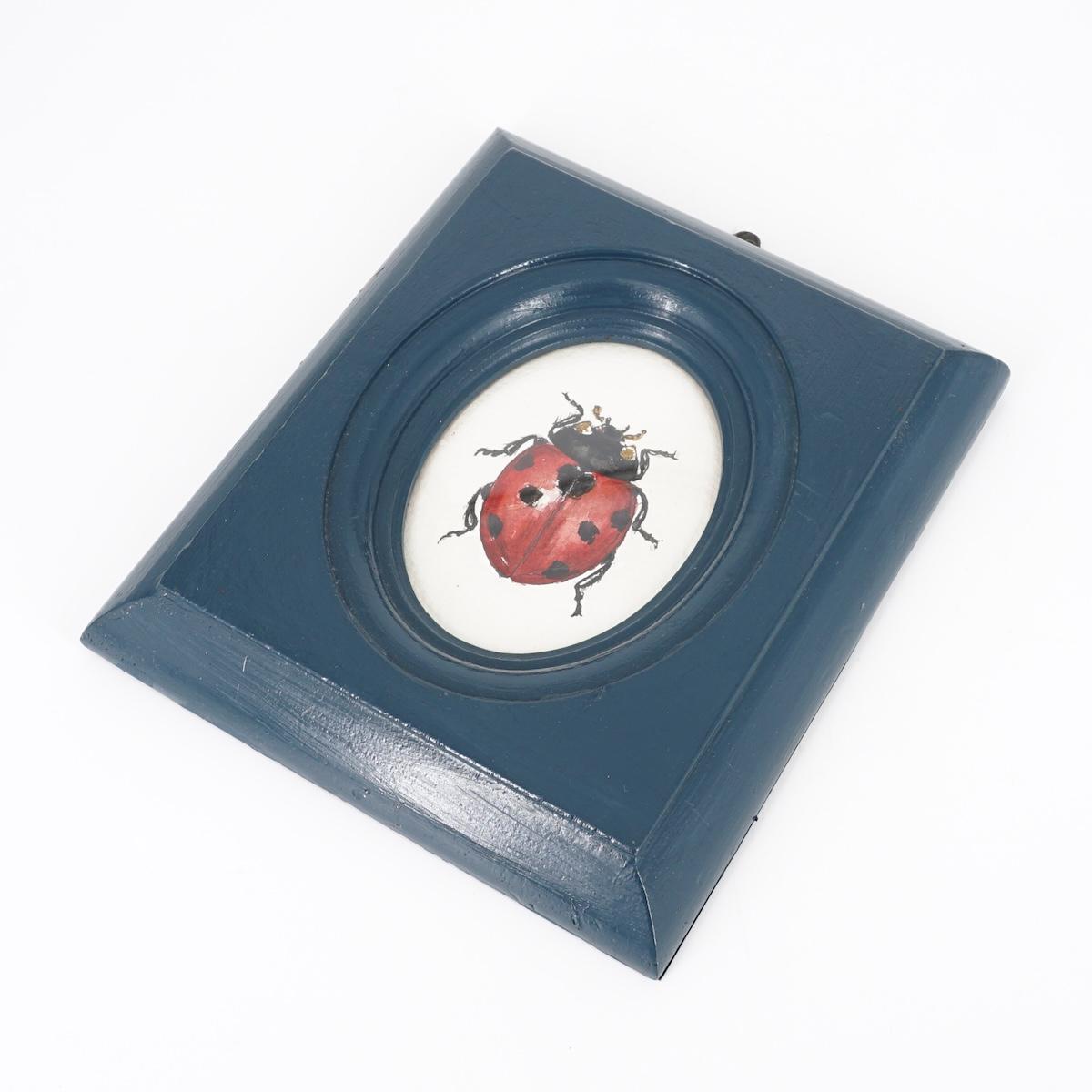 Quadretto COCCINELLA CORNICE BLU COCCINELLA CORNICE BLU  CATERINA BERTA 