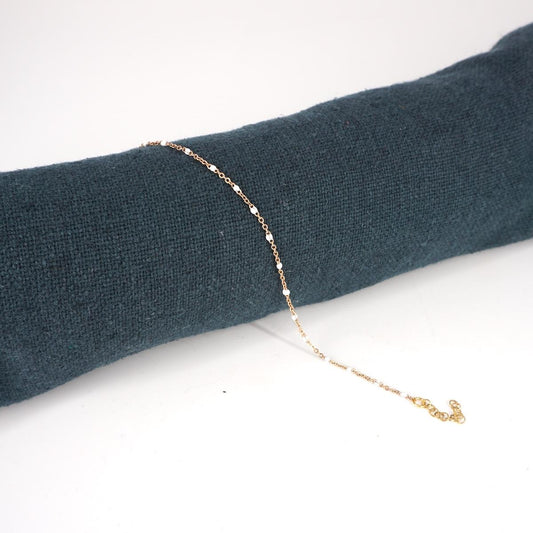 BRACCIALE SMALTINI BIANCO