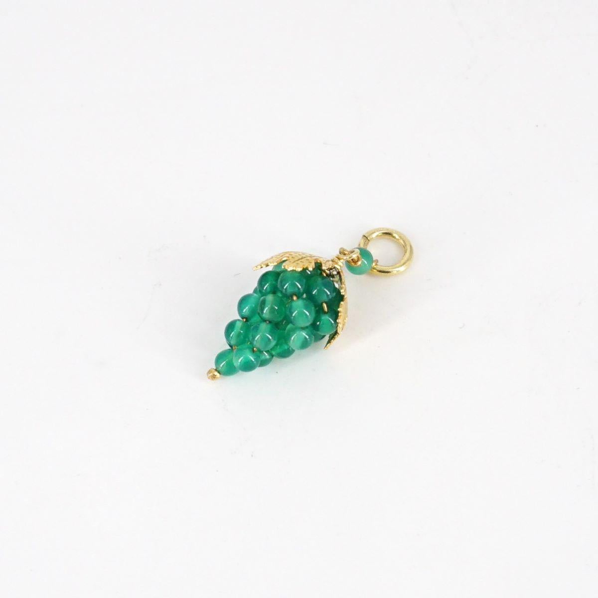 Charm GRAPPOLO D'UVA verde CHARM GRAPPOLO DUVA VERDE CORALLO 